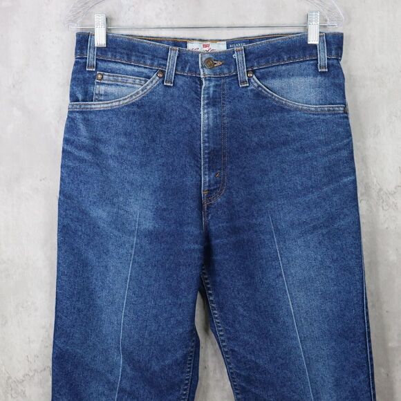 Levis 540 Jeans Mens Size 32x30 Blue Relaxed Fit Orange Tab Dark Wash Vintage - Picture 2 of 8